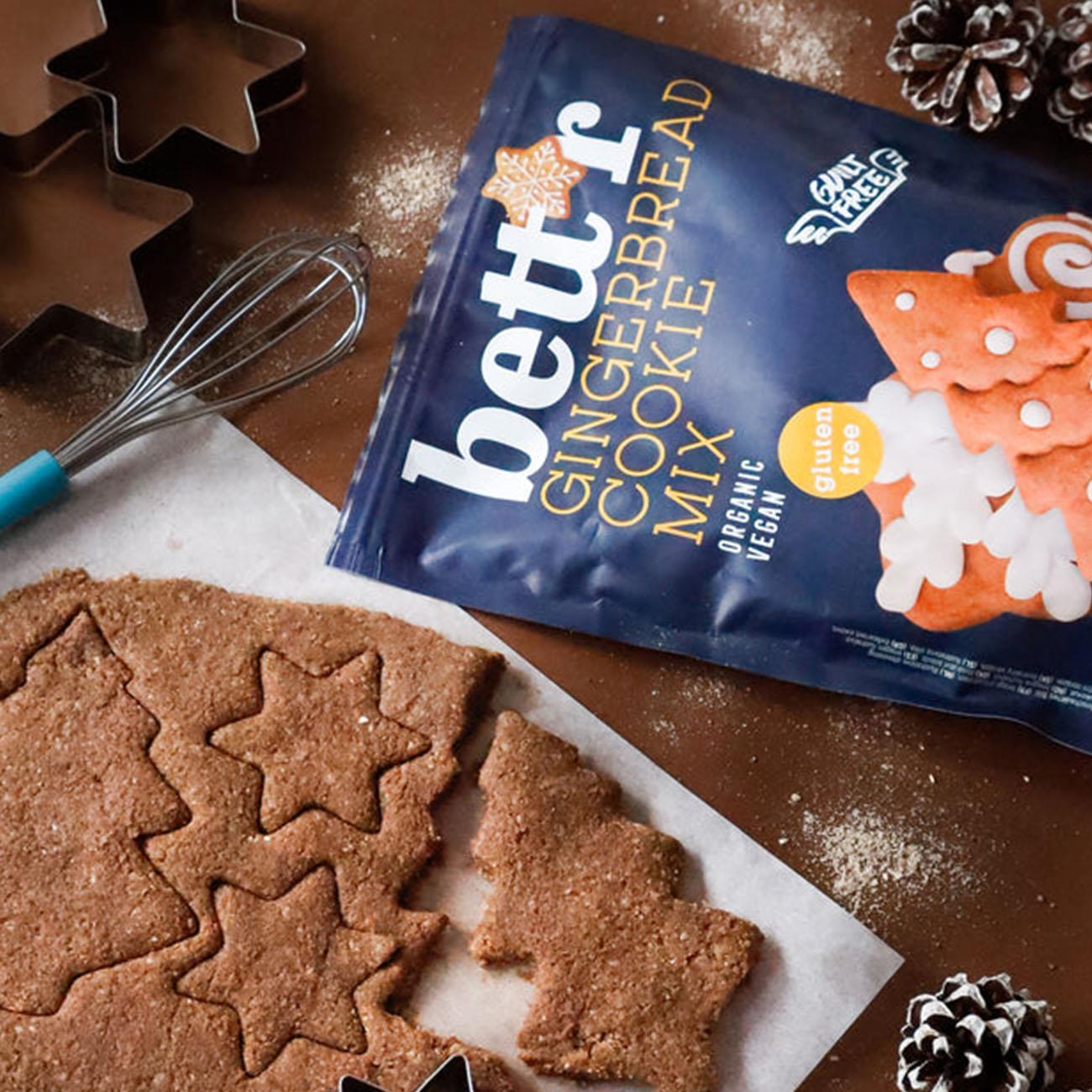 Organic Gingerbread Cookie Christmas Mix 350g