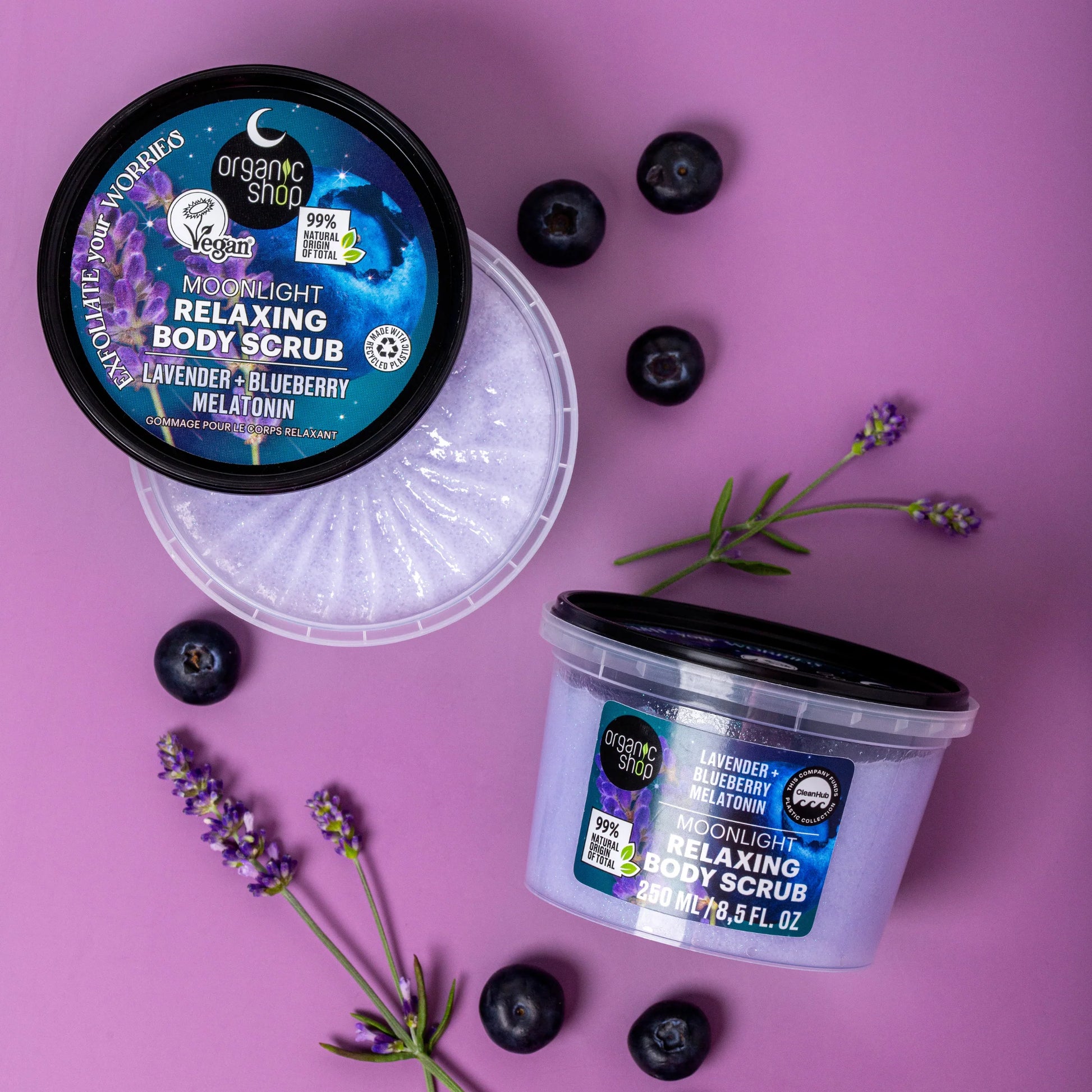 Organic Shop Relaxing Sleep Collection Body Scrub 250ml lifestyle image