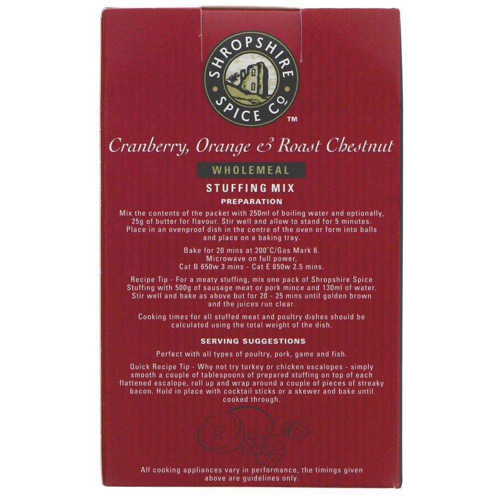 Cranberry Orange & Chestnut Wholemeal Stuffing Mix 150g