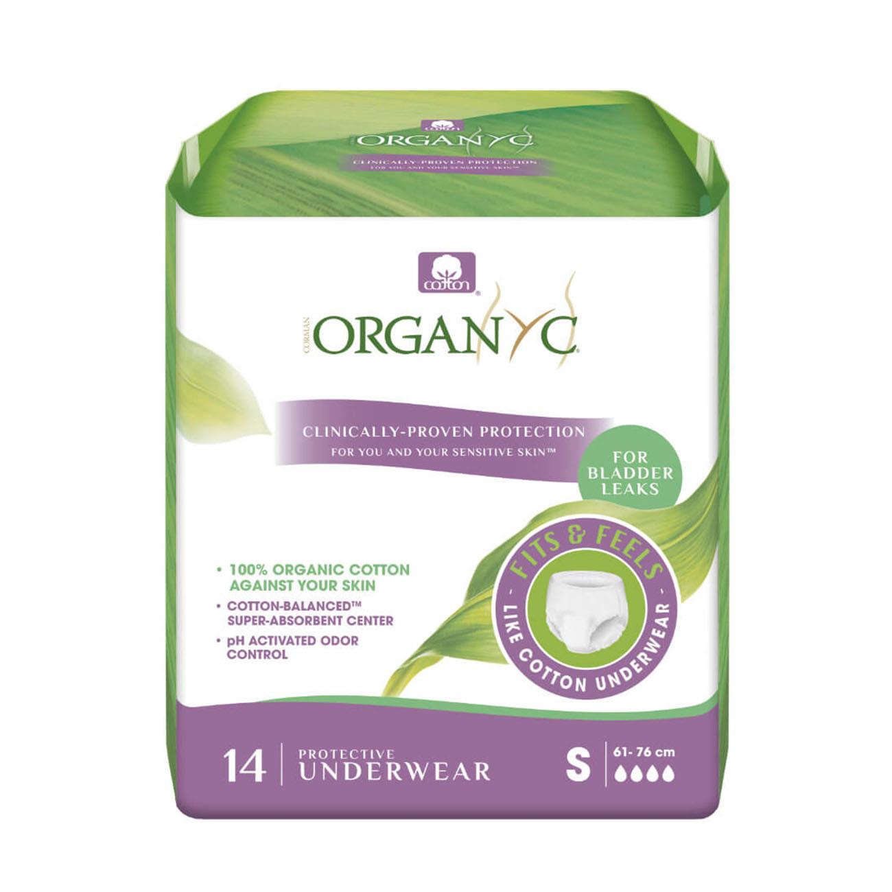 Organic Light Incontinence Underwear S 14 Pack
