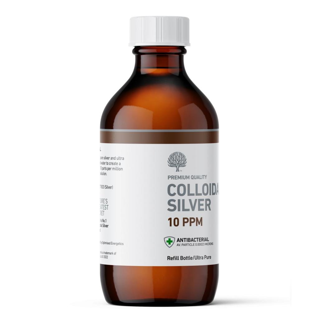 10 ppm Colloidal Silver Solution Bottle 300ml - Nature's Greatest Secret - Supplements - Eco Natural Products