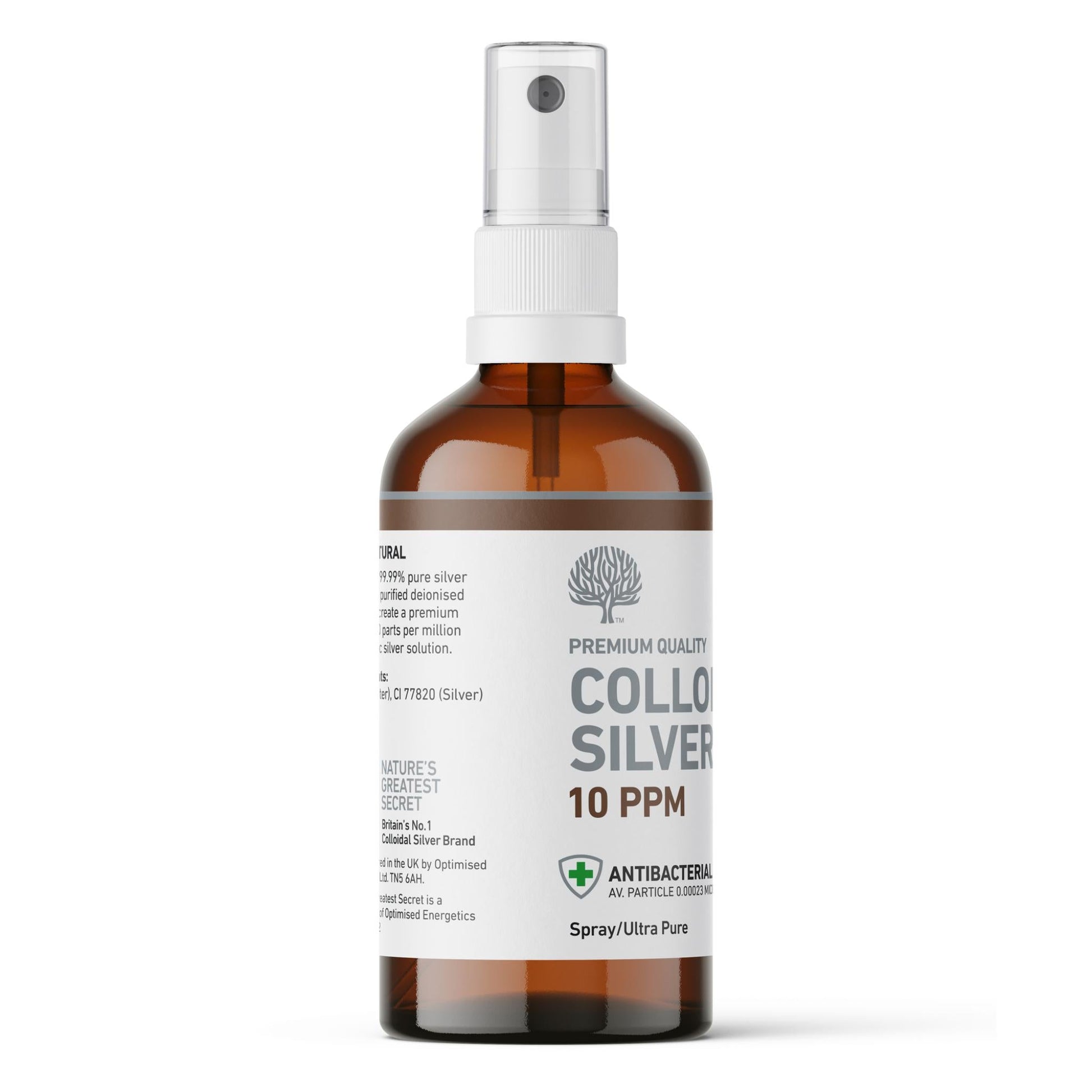 10 ppm Colloidal Silver Solution Spray 100ml - Nature's Greatest Secret - Supplements - Eco Natural Products