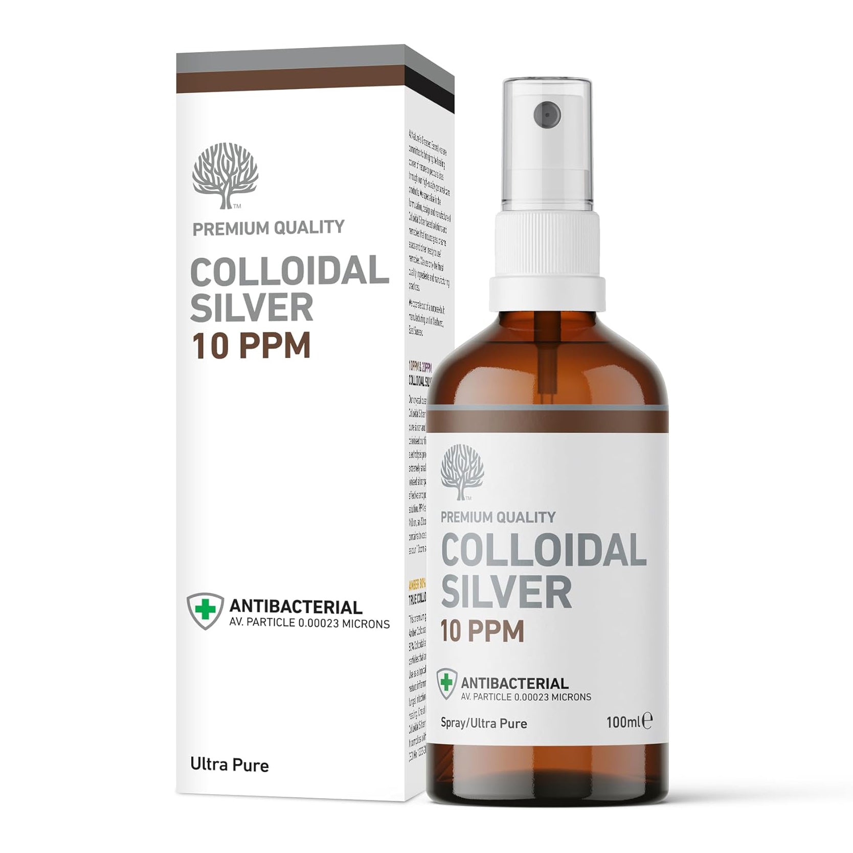10 ppm Colloidal Silver Solution Spray 100ml - Nature's Greatest Secret - Supplements - Eco Natural Products