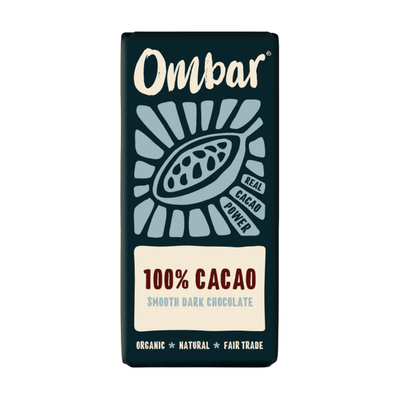 100% Cacao Chocolate Bar 35g - Ombar - Chocolate Bar - Ombar