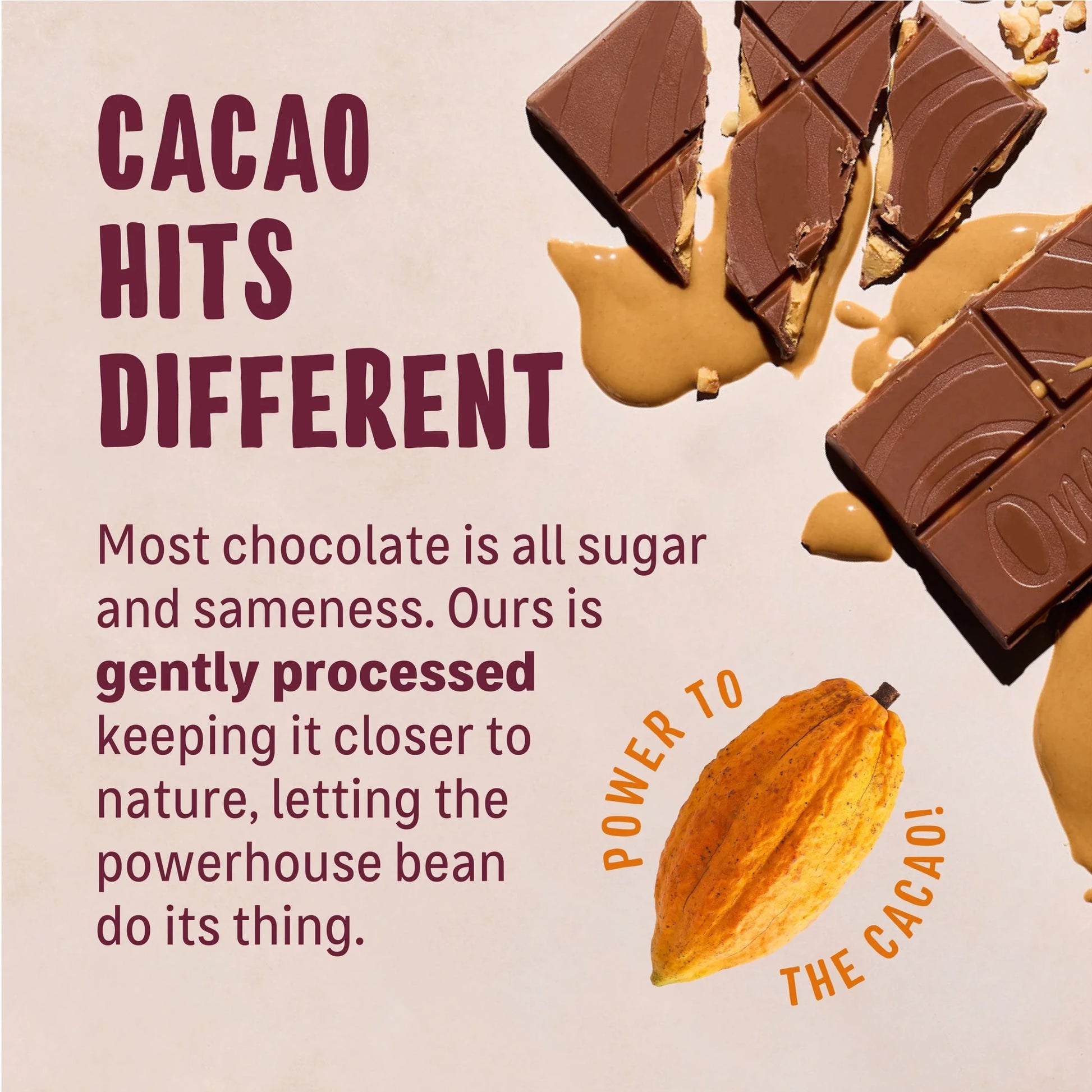 100% Cacao Chocolate Bar 35g - Ombar - Chocolate Bar - Ombar