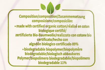 100% Cotton Maternity Pads 12 per pack - Organyc - Feminine Sanitary Supplies - Eco Natural Products