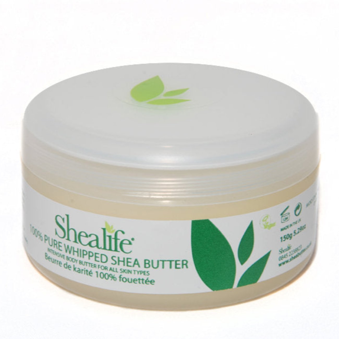 100% Pure Unrefined Natural Shea Butter 150g - Eco Natural Products - Shealife - Body Butter