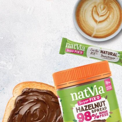 100% Sweetener 40 Sticks Box - Natvia - Sweetener - Eco Natural Products