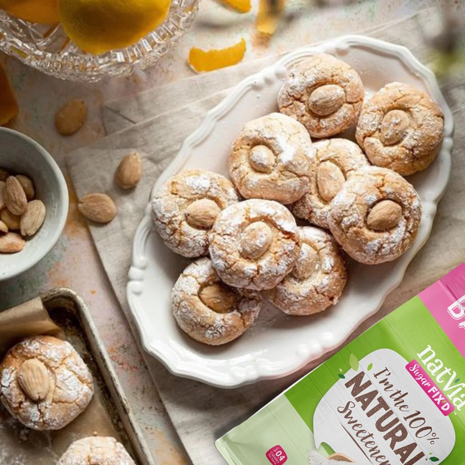 100% Sweetener 80 Sticks Box - Natvia - Sweetener - Eco Natural Products