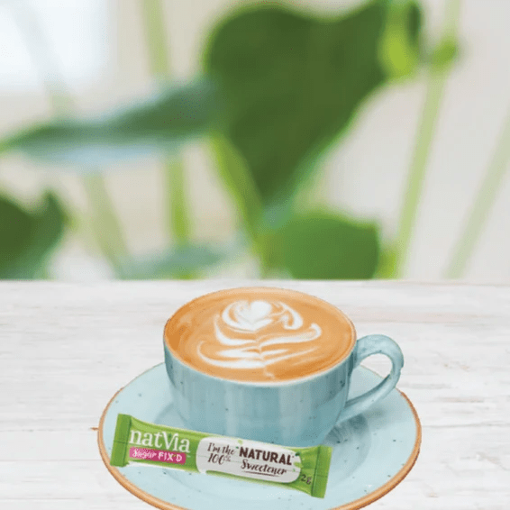 100% Sweetener 80 Sticks Box - Natvia - Sweetener - Eco Natural Products