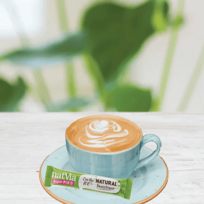 100% Sweetener 80 Sticks Box - Natvia - Sweetener - Eco Natural Products