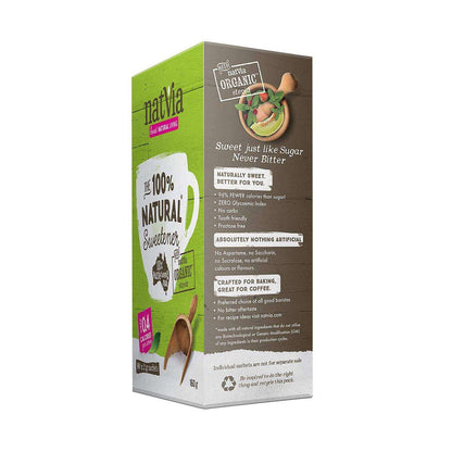 100% Sweetener 80 Sticks Box - Natvia - Sweetener - Eco Natural Products