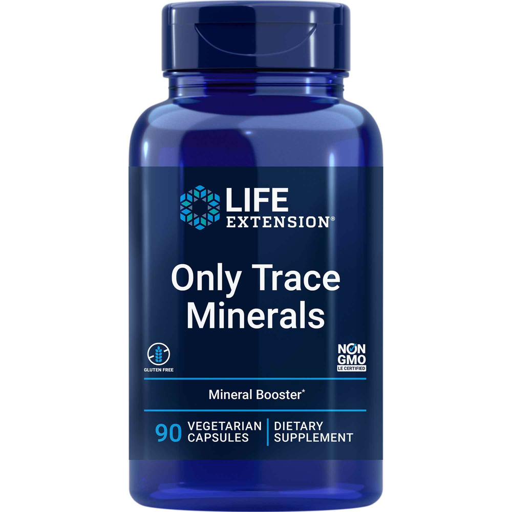 Life Extension Only Trace Minerals 90 Capsules — comprehensive trace mineral complex