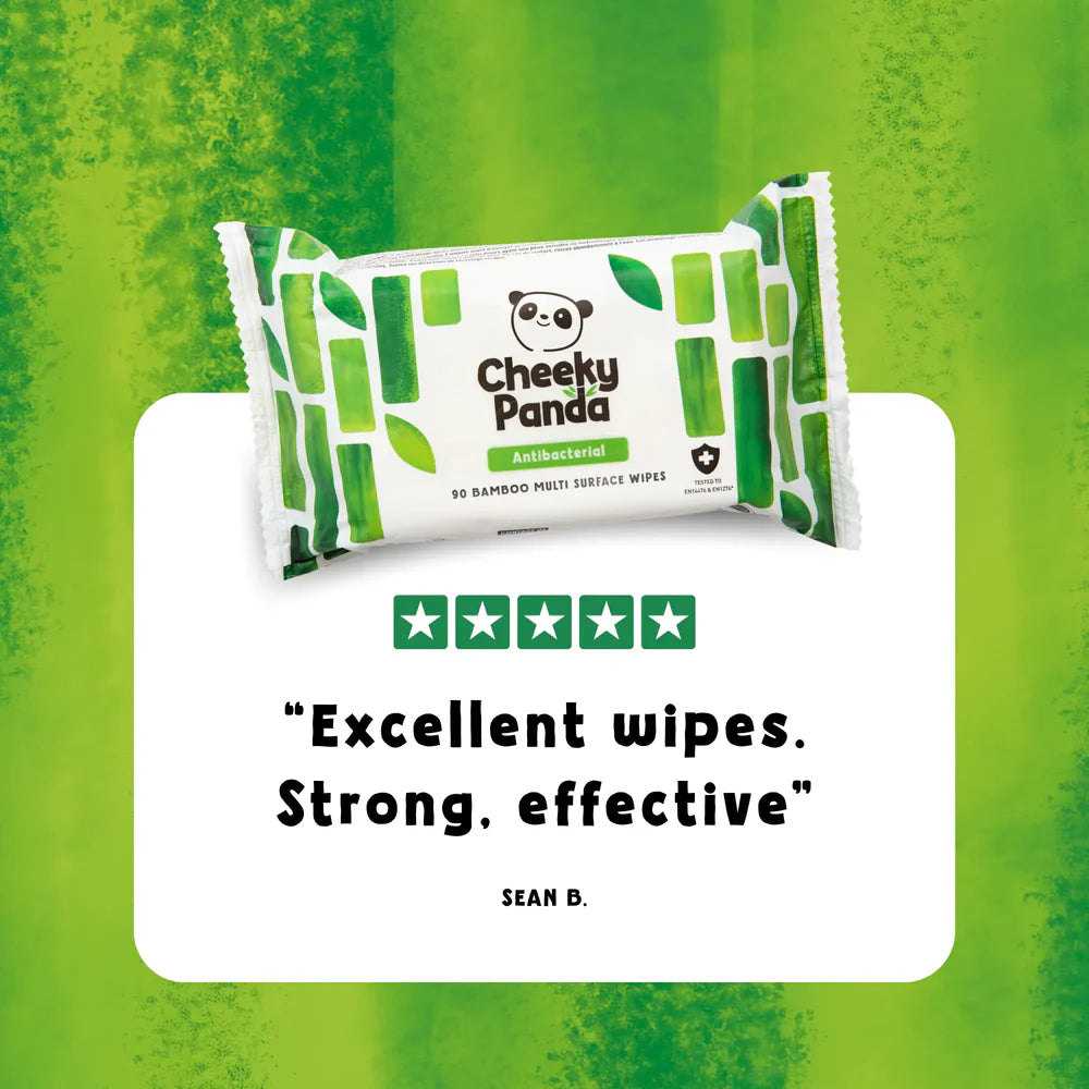 Cheeky Panda Antibacterial Multi Surface Wipes 90 Wipes review