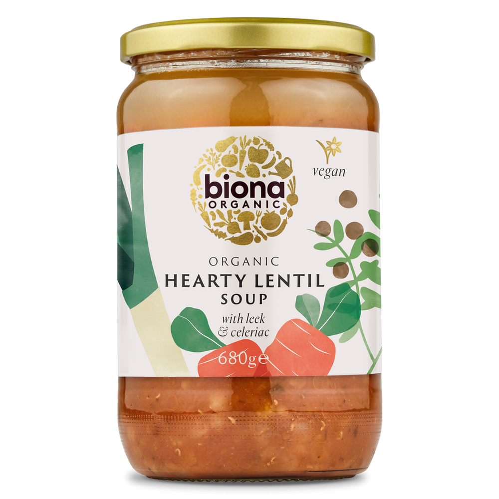Organic Hearty Lentil Soup 680g