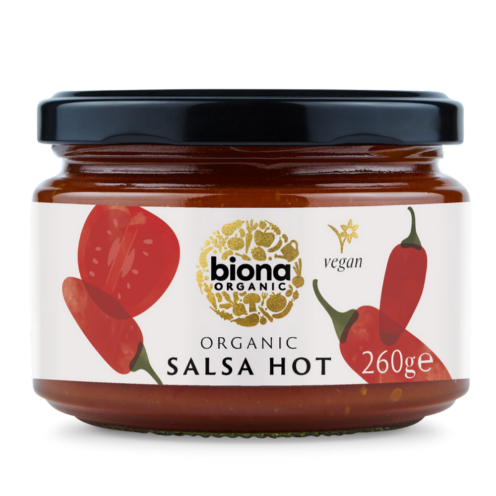 Organic Salsa Dip Hot 260g