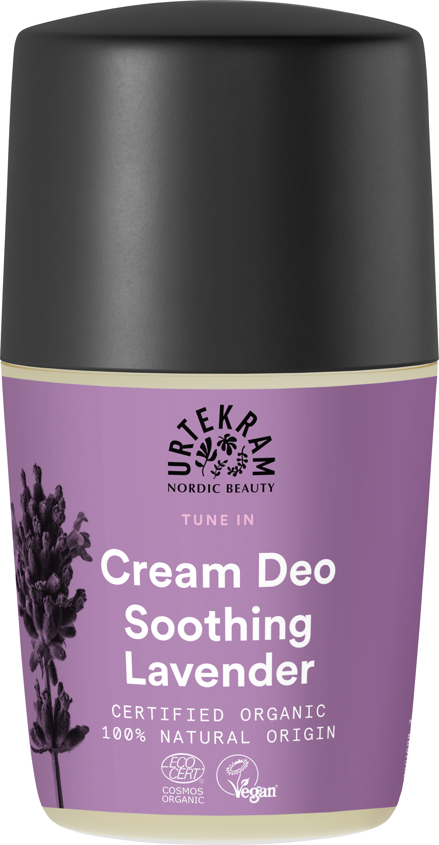 Urtekram Organic Soothing Lavender Cream Deodorant Roll On 50ml