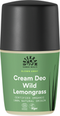 Urtekram Organic Wild Lemongrass Cream Deodorant Roll On 50ml