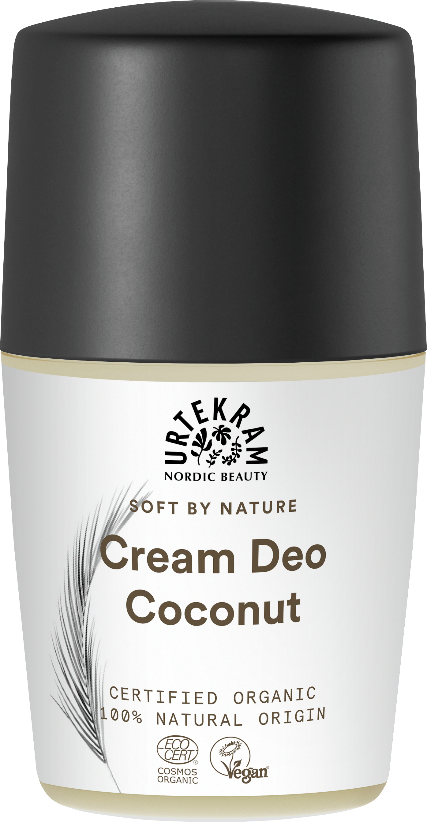 Urtekram Organic Coconut Cream Deodorant Roll On 50ml