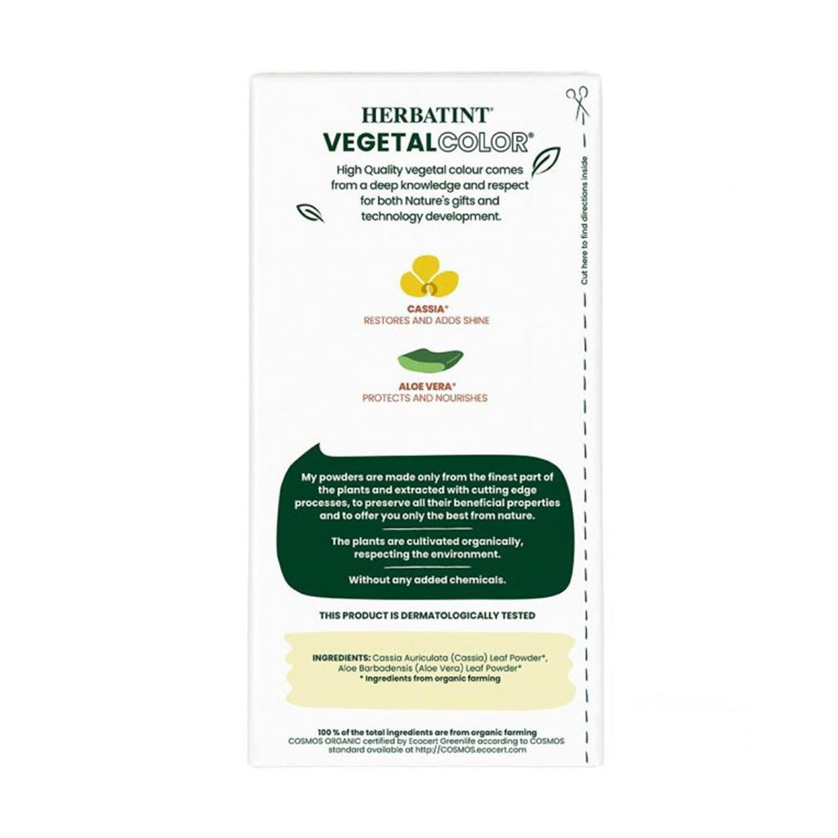 Organic Neutral Cassia Power Vegetal Colour 100g