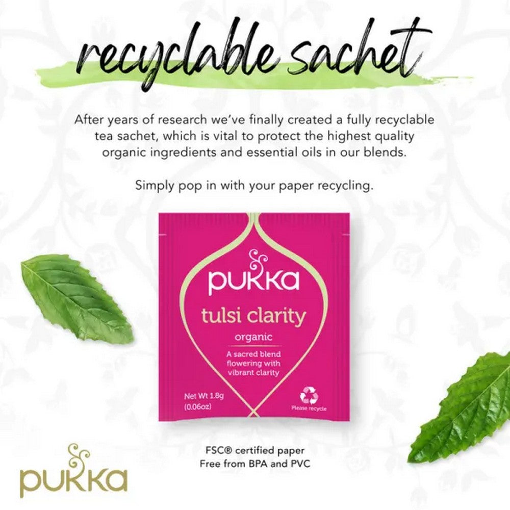 Tulsi Clarity Herbal Tea 20 Bags