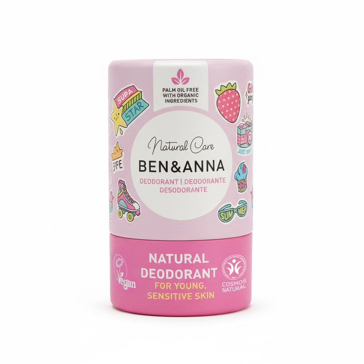 Kids Deodorant Pink Paper Tube 25g