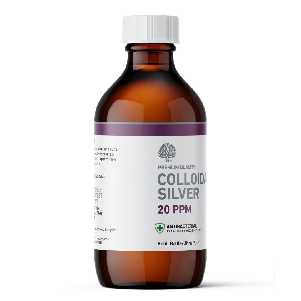 20 ppm Colloidal Silver Solution Bottle 300ml - Nature's Greatest Secret - Supplements - Eco Natural Products