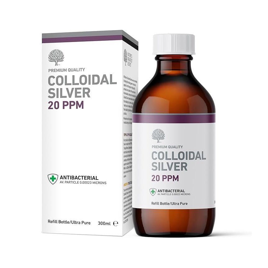 20 ppm Colloidal Silver Solution Bottle 300ml - Nature's Greatest Secret - Supplements - Eco Natural Products