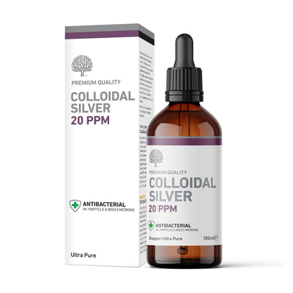 20 ppm Colloidal Silver Solution Dropper 100ml - Nature's Greatest Secret - Supplements - Eco Natural Products