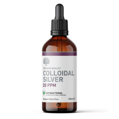 20 ppm Colloidal Silver Solution Dropper 100ml - Nature's Greatest Secret - Supplements - Eco Natural Products
