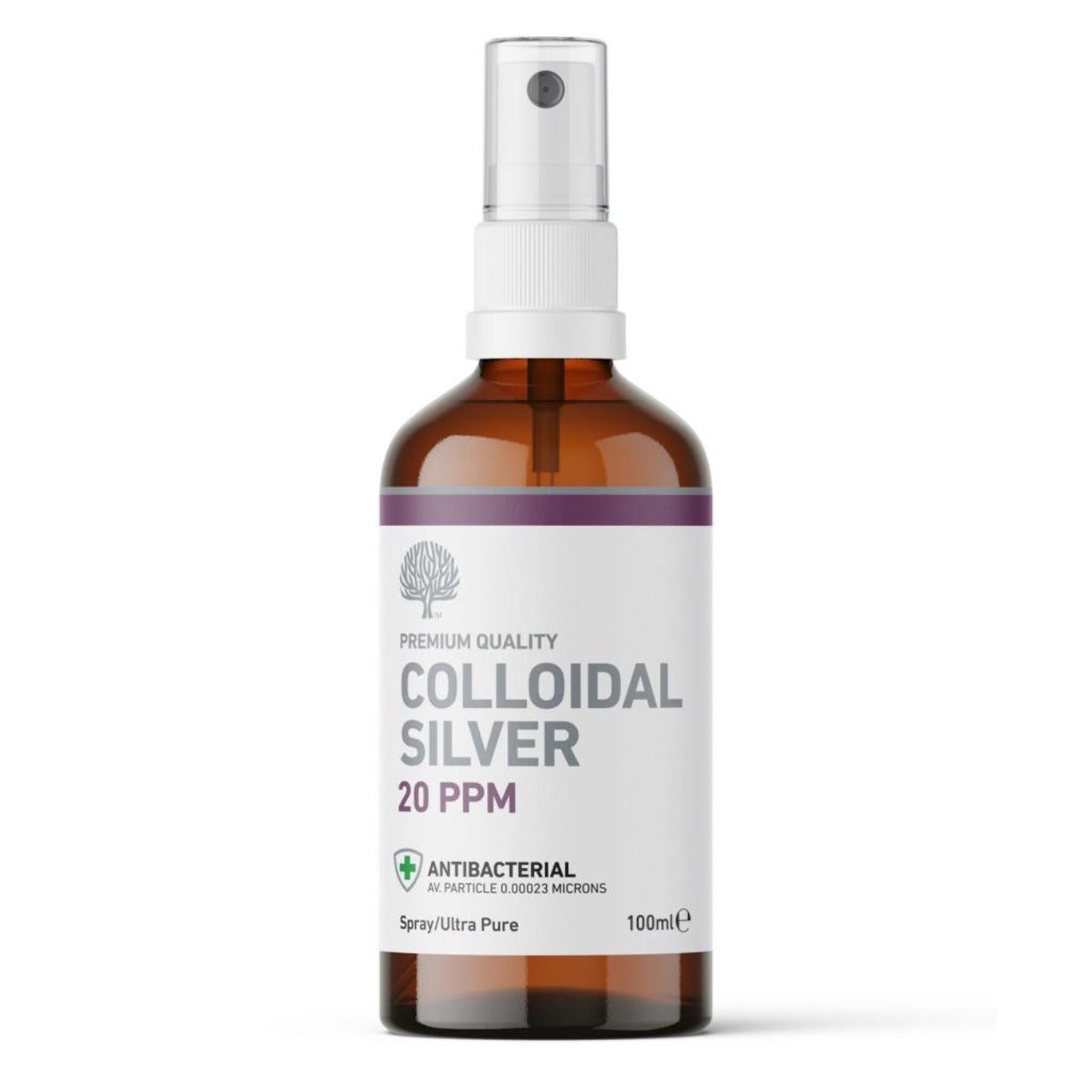 20 ppm Colloidal Silver Solution Spray 100ml - Nature's Greatest Secret - Supplements - Eco Natural Products