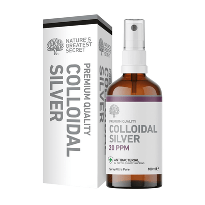 20 ppm Colloidal Silver Solution Spray 100ml - Nature's Greatest Secret - Minerals - Nature's Greatest Secret