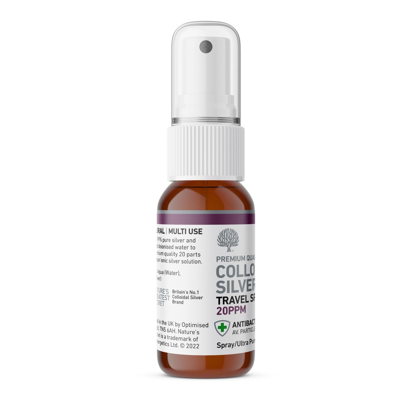 20 ppm Colloidal Silver Solution Spray 20ml - Nature's Greatest Secret - Supplements - Eco Natural Products