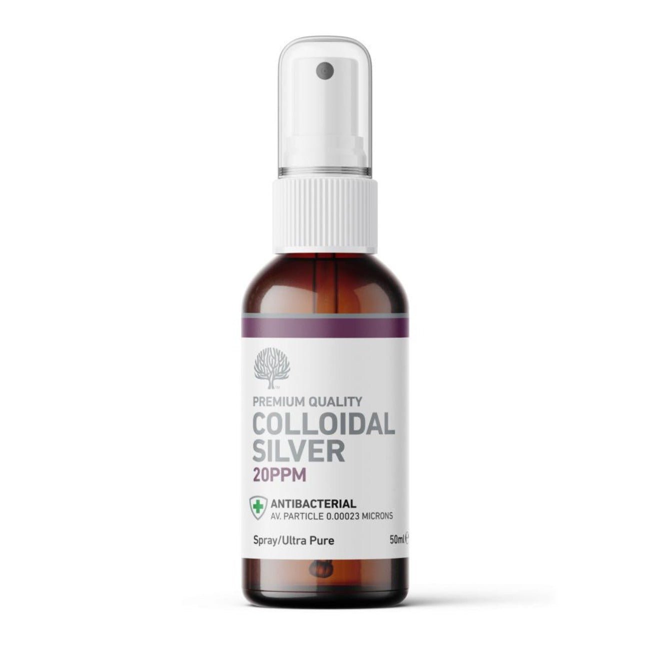 20 ppm Colloidal Silver Solution Spray 50ml - Nature's Greatest Secret - Supplements - Eco Natural Products