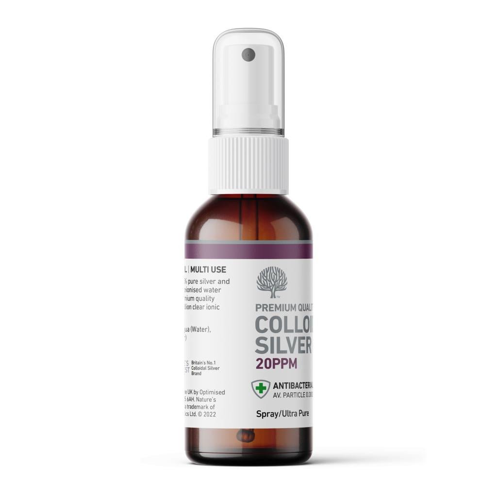 20 ppm Colloidal Silver Solution Spray 50ml - Nature's Greatest Secret - Supplements - Eco Natural Products