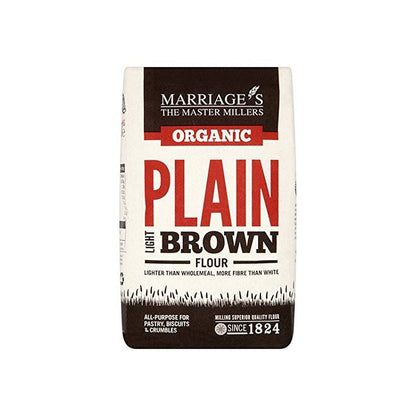 Plain Brown Flour 1kg BBE 24.11.2025