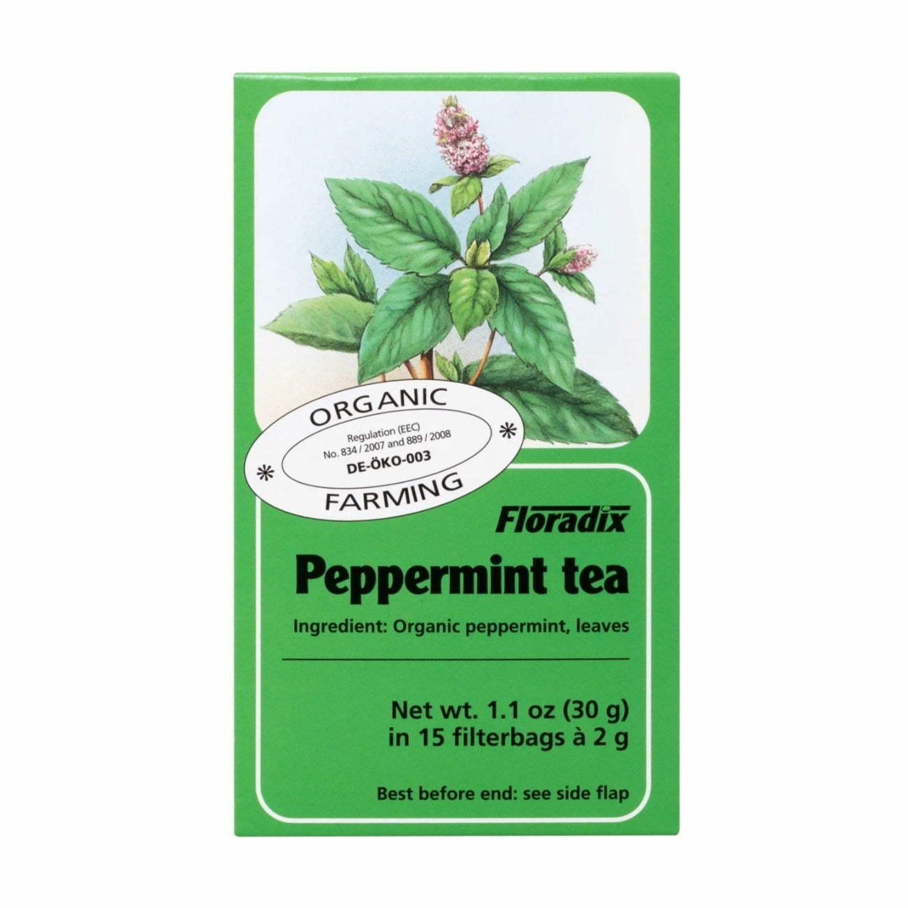 Organic Peppermint Herbal Tea 15 Bags