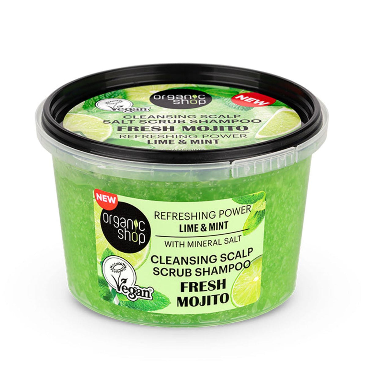 Fresh Mojito Lime & Mint Scalp Salt Scrub Shampoo 250ml