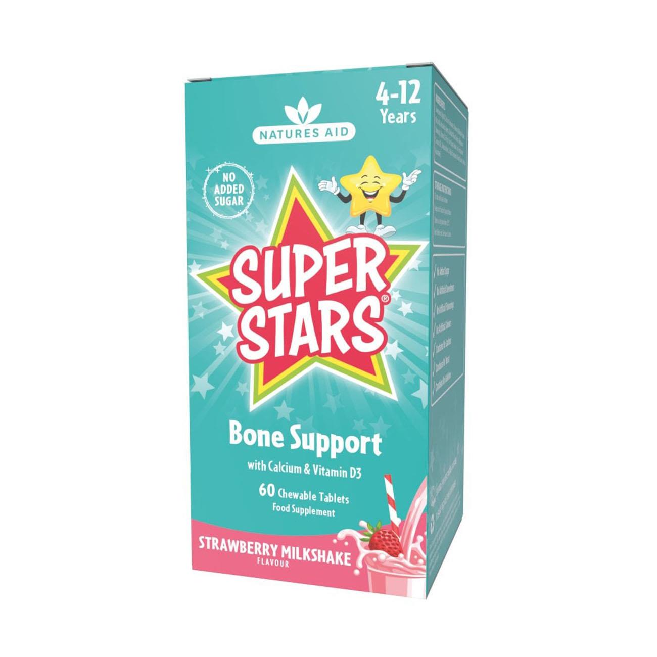 Super Stars Bone Support 60 Chewable Tablets