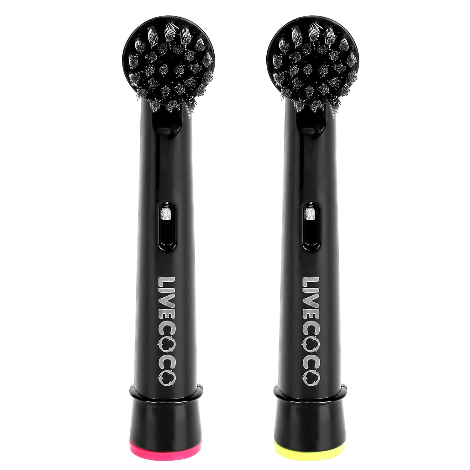 LiveCoco Recyclable Brush Heads - Charcoal Bristles