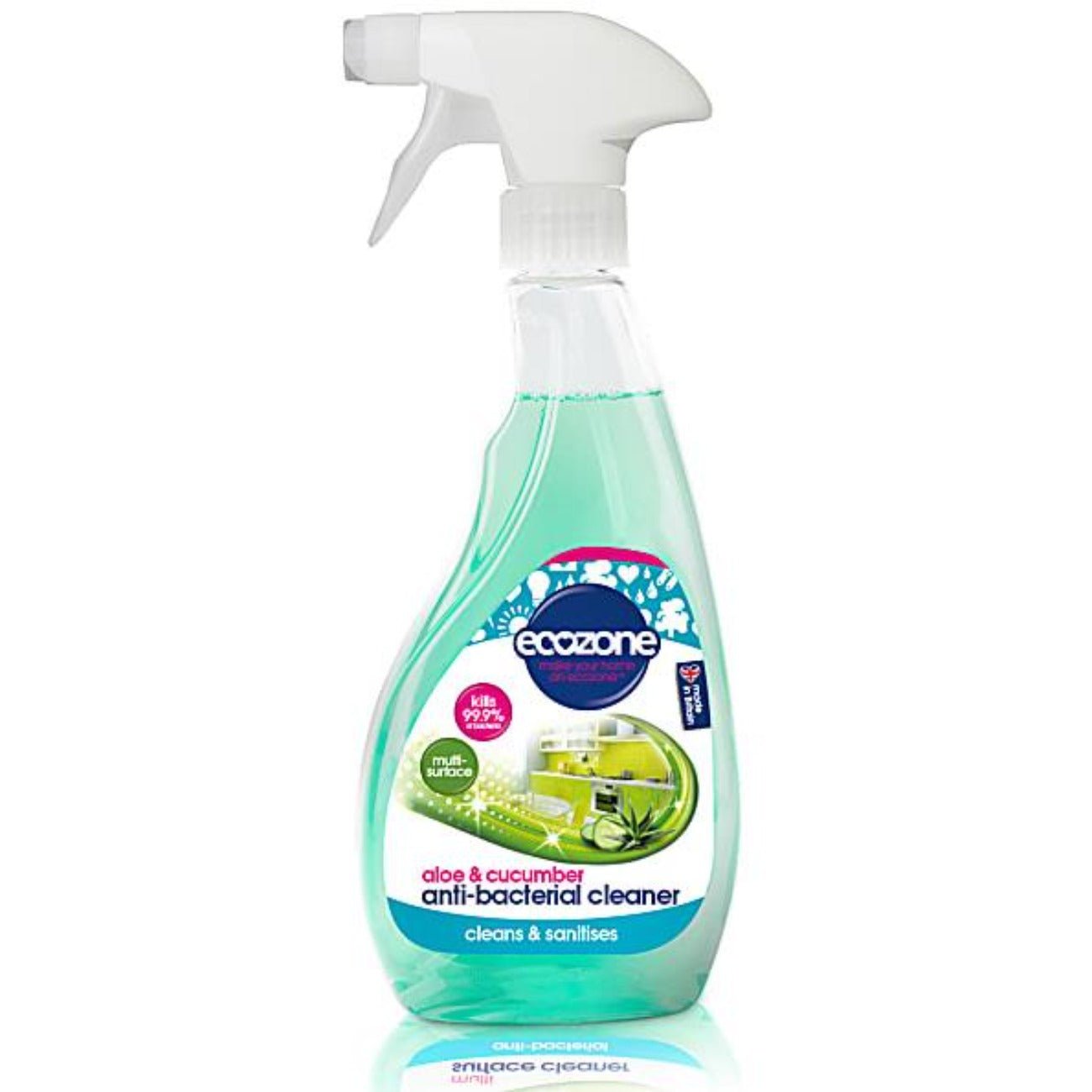 3 in 1 Anti Bacterial Multi Surface Spray 500ml - Eco Natural Products - Ecozone - Surface Spray