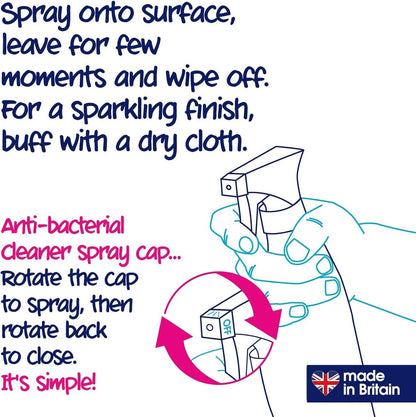 3 in 1 Anti Bacterial Multi Surface Spray 500ml - Ecozone - Surface Spray - Eco Natural Products