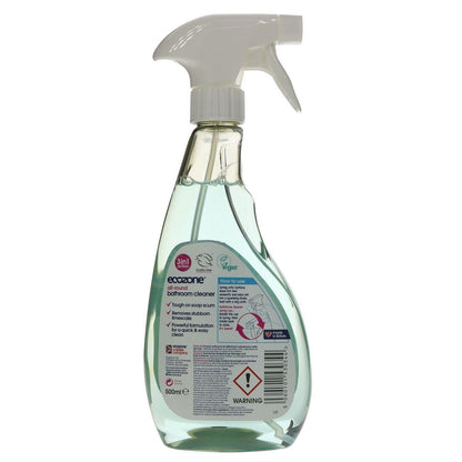 3 in 1 Bathroom Cleaner Spray 500ml - Ecozone - Surface Spray - Eco Natural Products