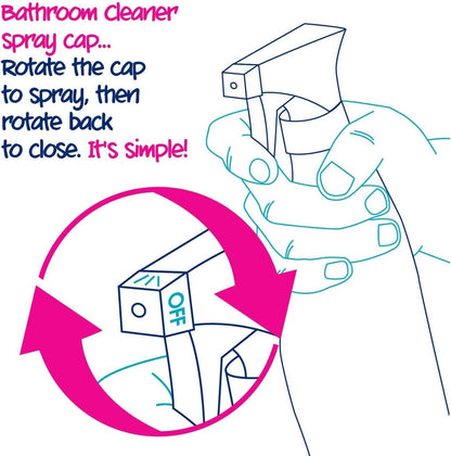 3 in 1 Bathroom Cleaner Spray 500ml - Ecozone - Surface Spray - Eco Natural Products