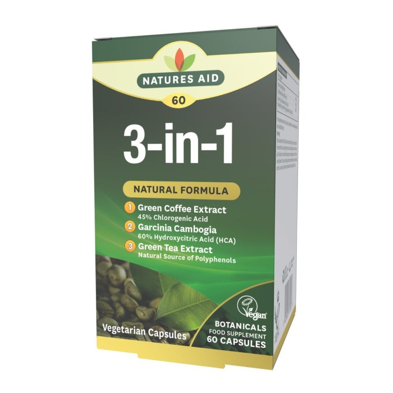 3 - in - 1 Formula 60 Capsules - Eco Natural Products - Natures Aid - Vitamins & Supplements