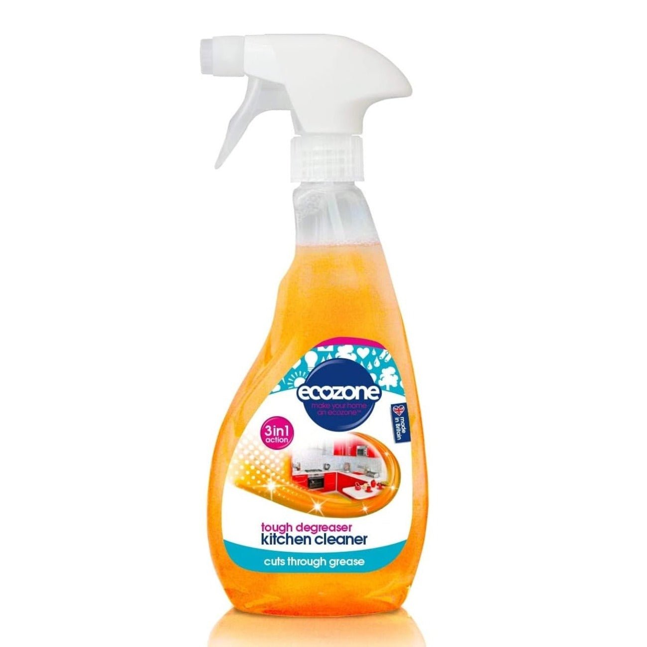 3 in 1 Kitchen Cleaner Spray 500ml - Eco Natural Products - Ecozone - Household Cleaner