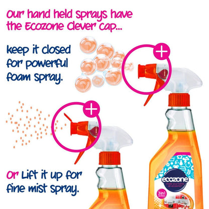 3 in 1 Kitchen Cleaner Spray 500ml - Ecozone - Household Cleaner - Eco Natural Products