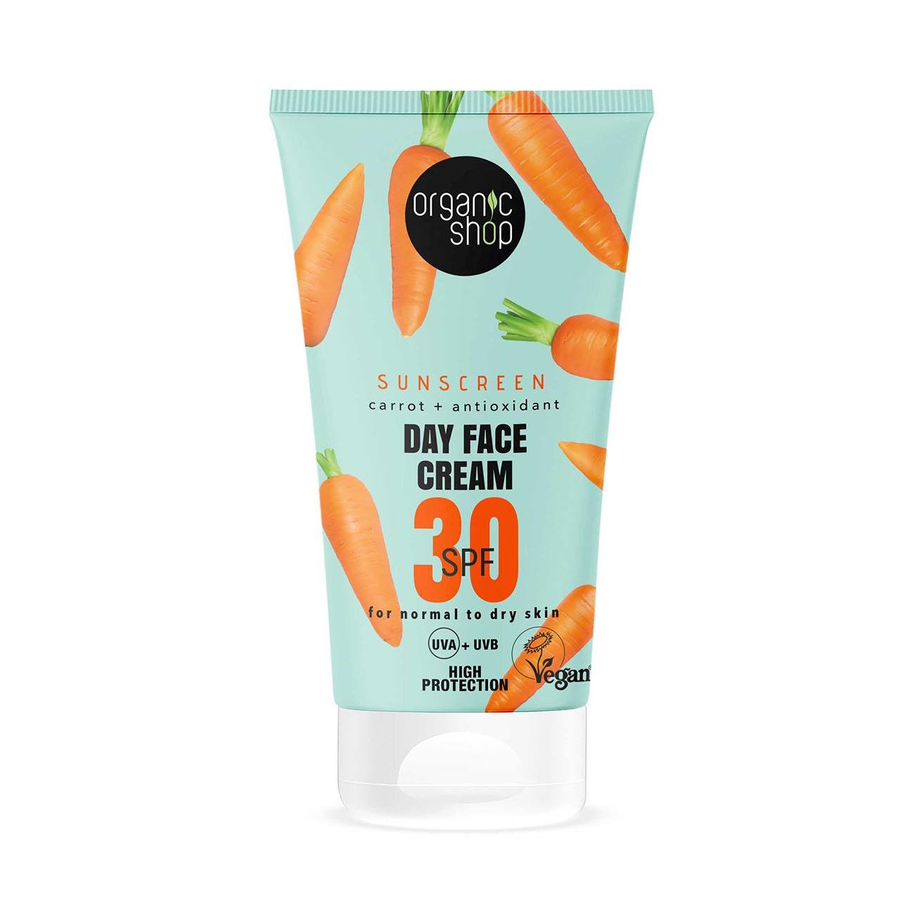 30 SPF Normal To Dry Skin Sunscreen Day Face Cream 50ml - Organic Shop - Sunscreen - Eco Natural Products
