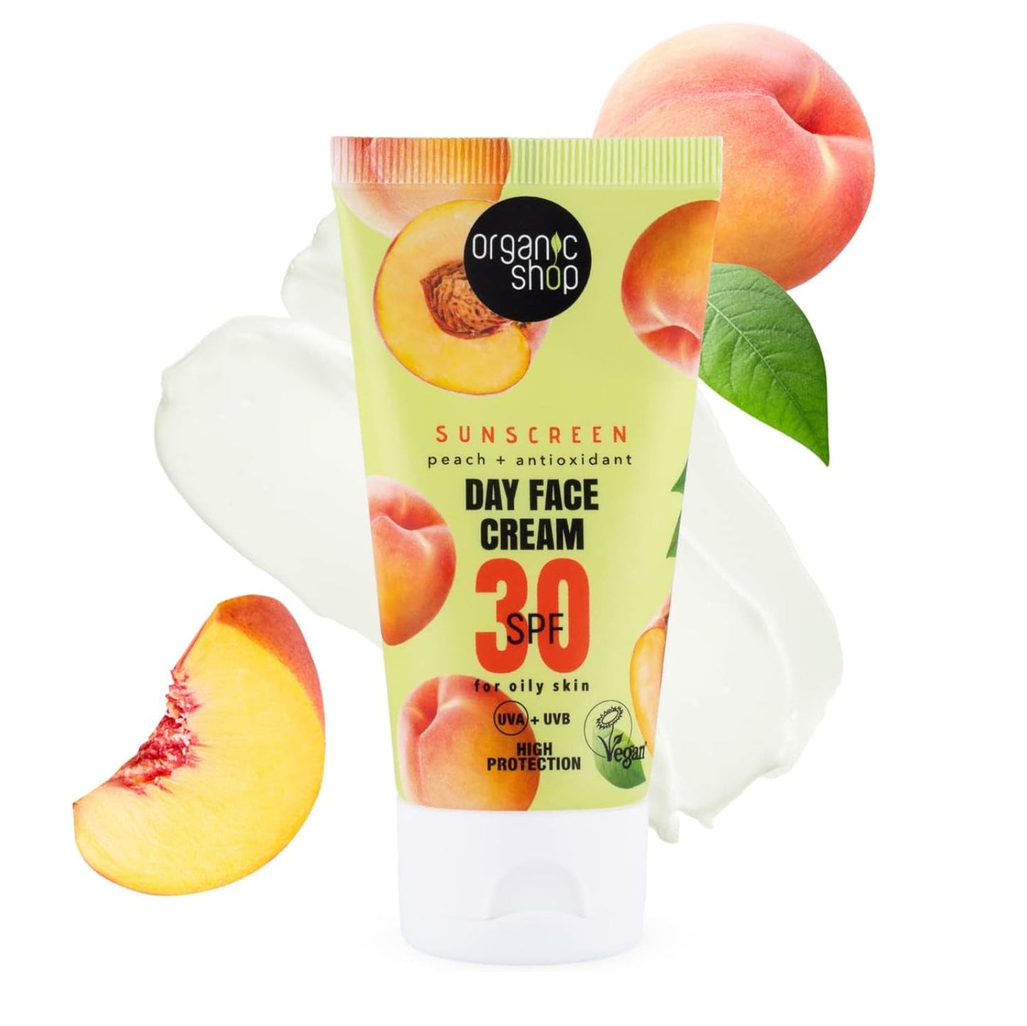 30 SPF Oily Skin Sunscreen Day Face Cream 50ml - Organic Shop - Sunscreen - Eco Natural Products