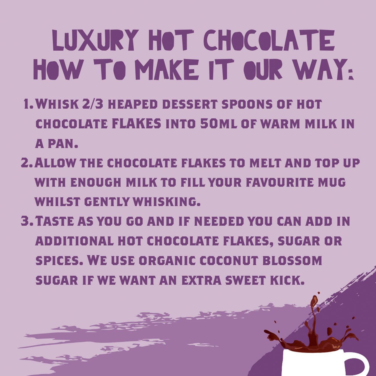 Organic Luxury Vegan Hot Chocolate 200g